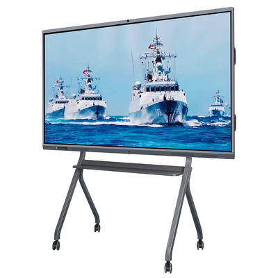 شاشة عرض الأشعة تحت الحمراء 4k السبورة التفاعلية الذكية 86 بوصة للتدريس